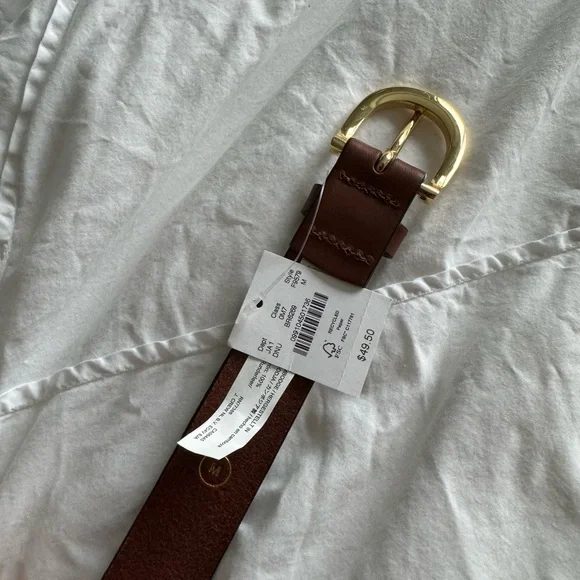 NWT J.Crew Classic belt in Italian leather - best seller - Picture 5 of 9